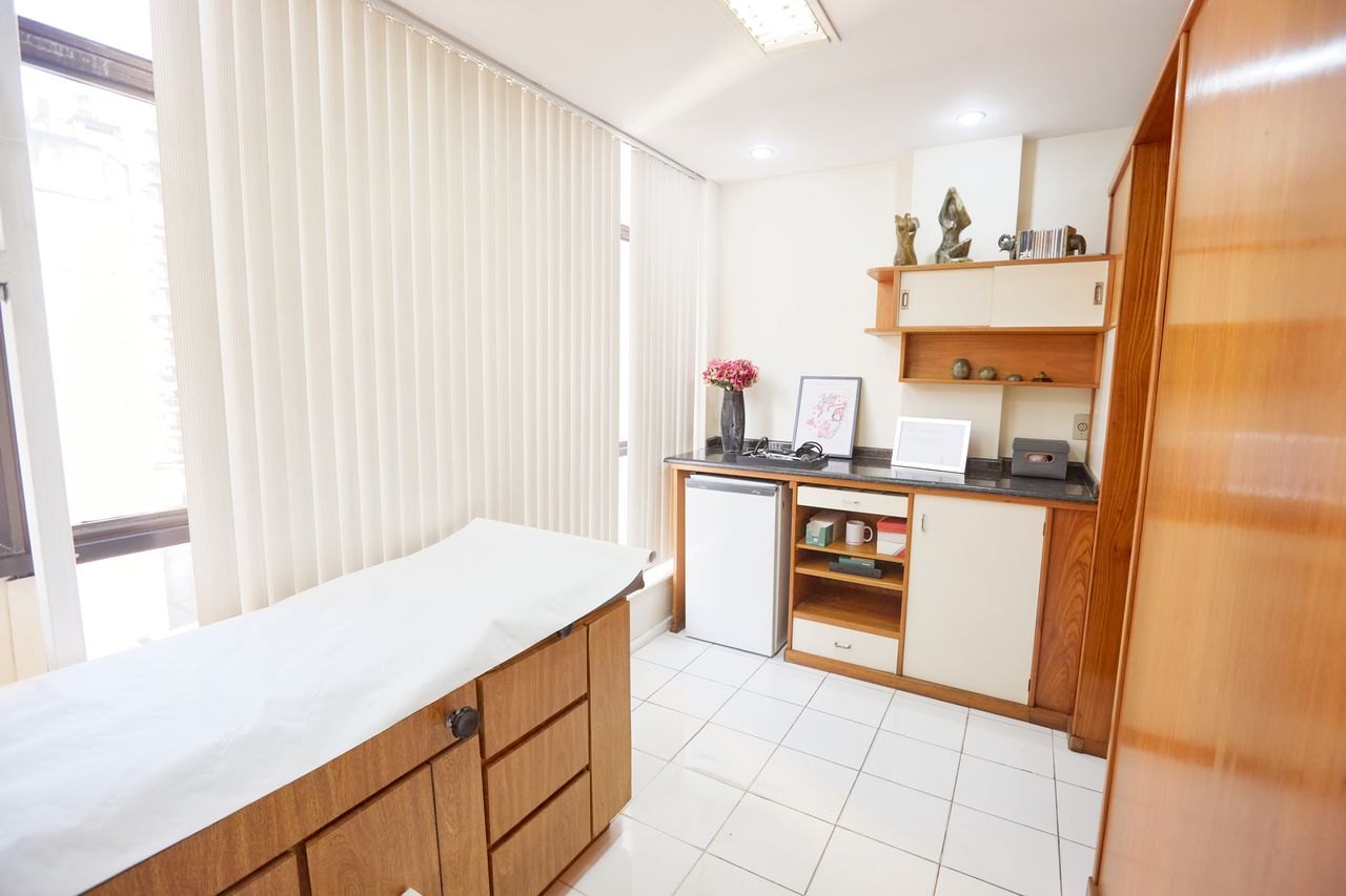 Sala de exame do consultório